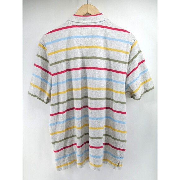 Brooks Brothers Red Fleece Polo Shirt Mens XL Multicolor‎ Stripes Short Sleeve - Picture 7 of 7